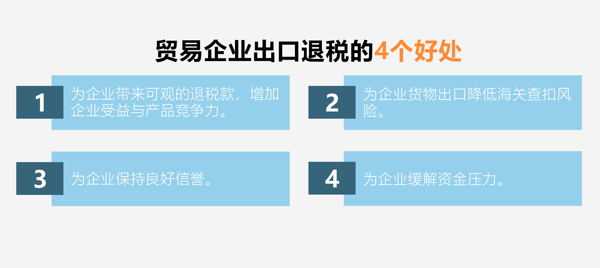 貿易型企業出口退稅